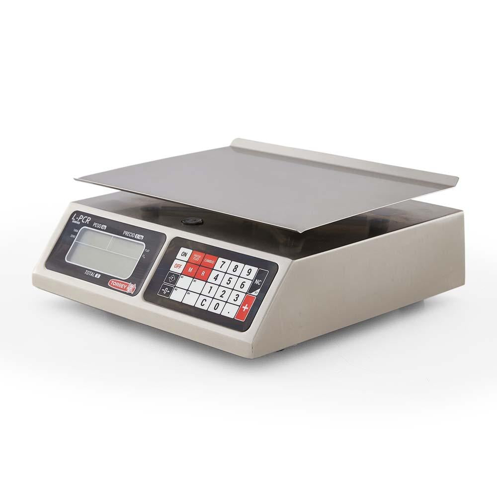 Torrey PCR-40 Bascula digital memoria 100 acero inxoxidable 40kg