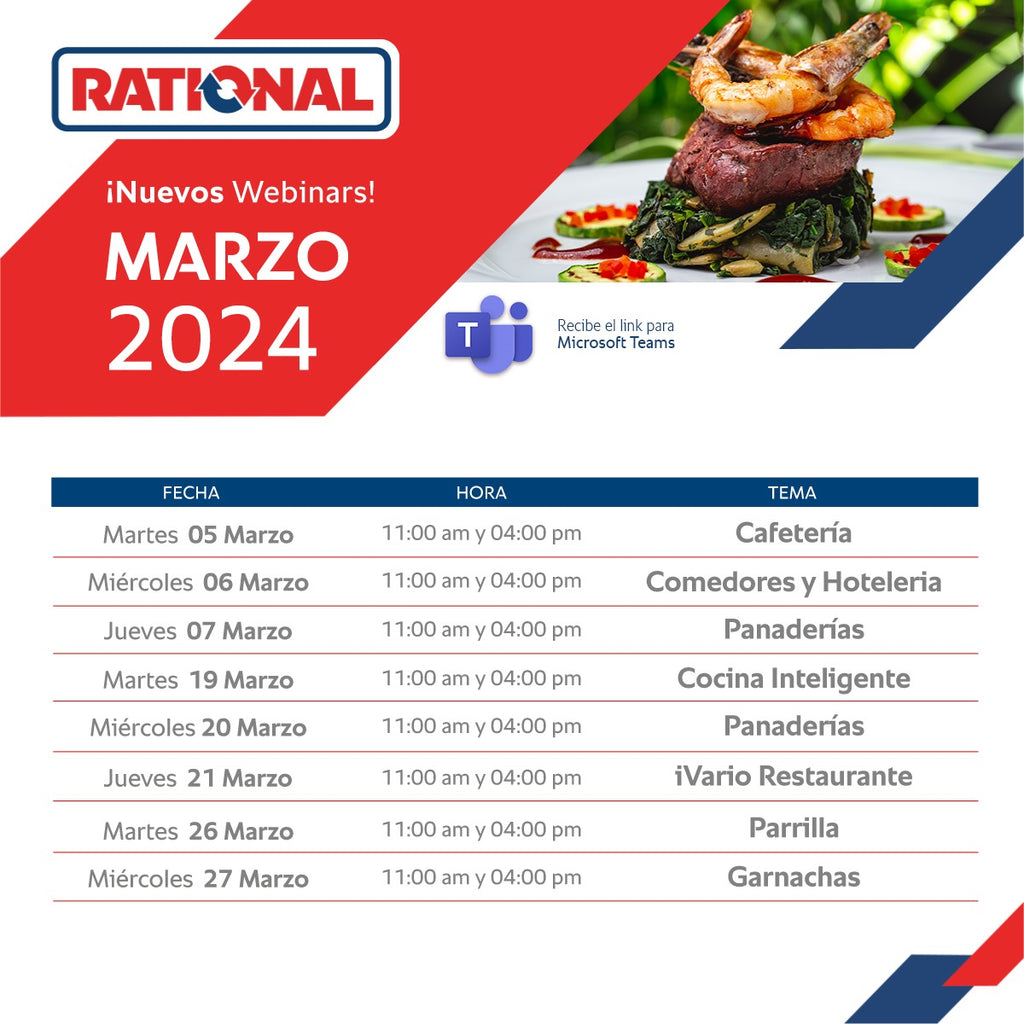 Calendario Marzo Eventos Rational