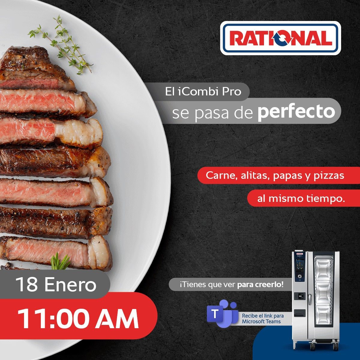 El iCombi Pro se pasa de perfecto