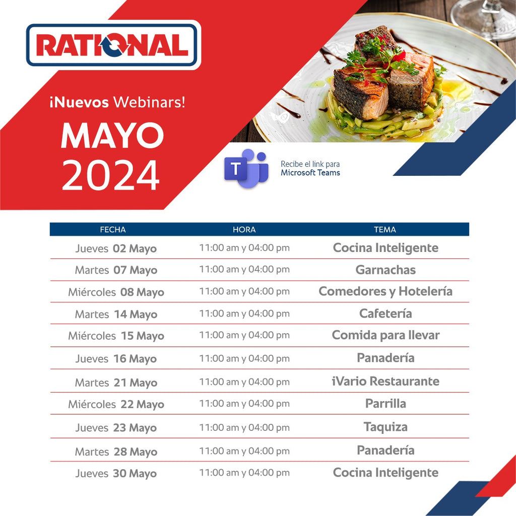 Calendario Eventos Rational Mayo