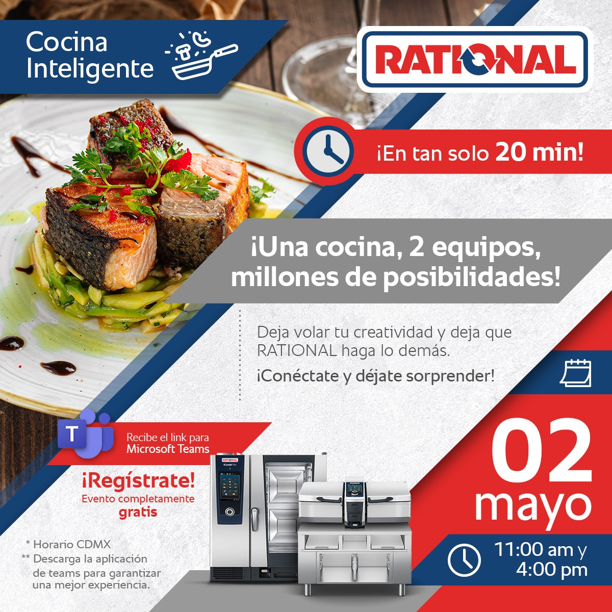 ¡Una cocina, 2 equipos, millones de posibilidades! Cocina inteligente 🥩👨‍🍳