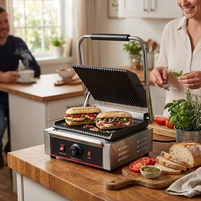 Plancha Panini Sencilla 1.8 Kw 120V Migsa BN-811