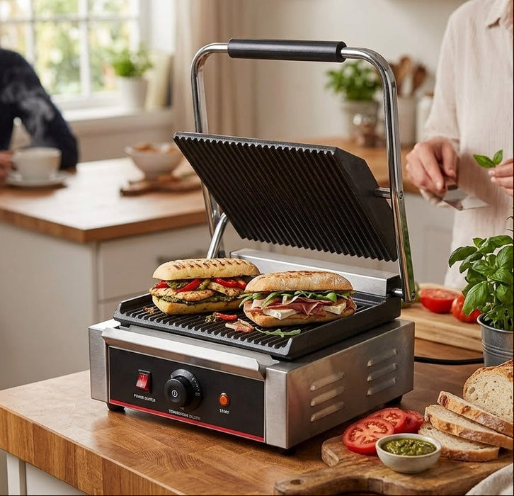 Plancha Panini Sencilla 1.8 Kw 120V Migsa BN-811