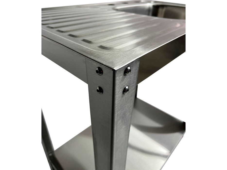 Fregadero ECO 1 Tarja Derecha Escurridor Izquierdo Base Armable INMEZA FACTORY EEF1ED-ARM