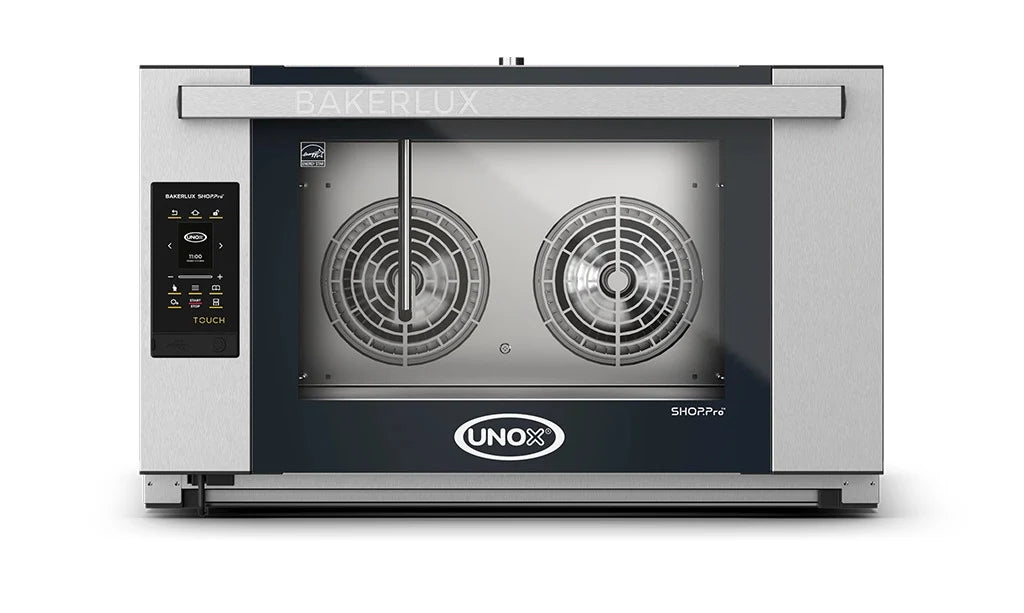 Horno de Convección Eléctrico Con Humedad 4 Bandejas 66x46 cm Rossella BAKERLUX SHOP.Pro Unox XAFR-04FS-ETDV