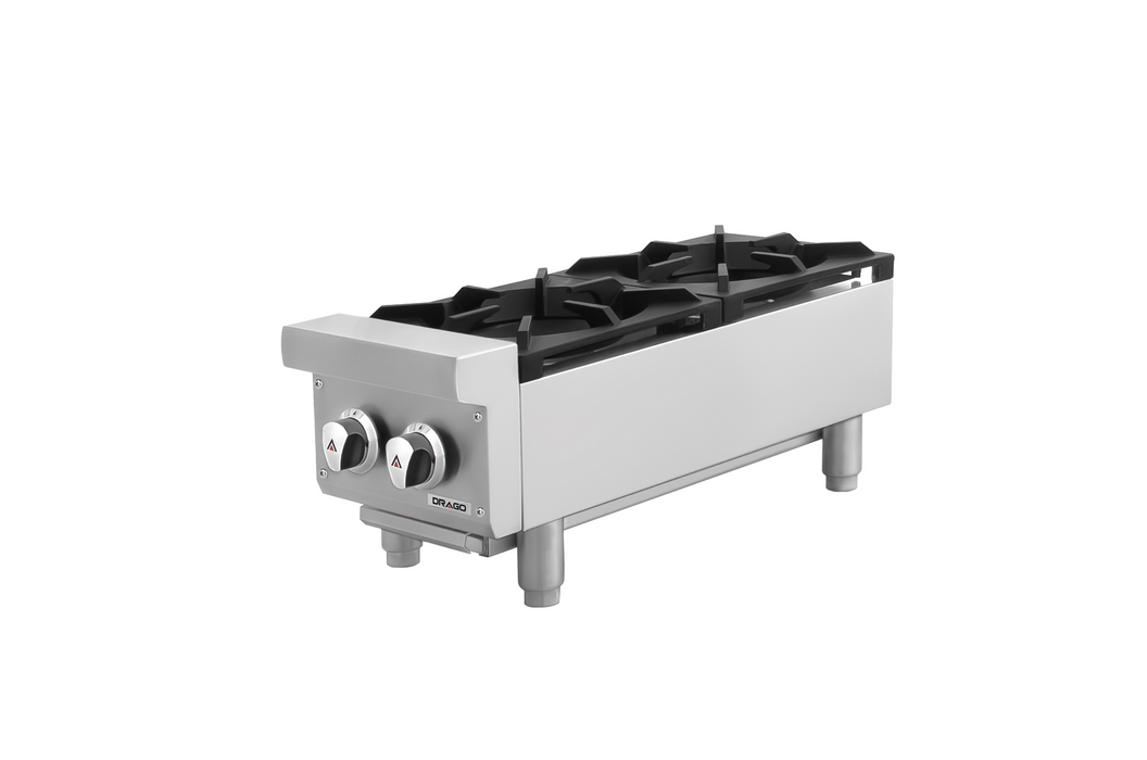 Parrilla 2 Quemadores Vertical Drago CG-20