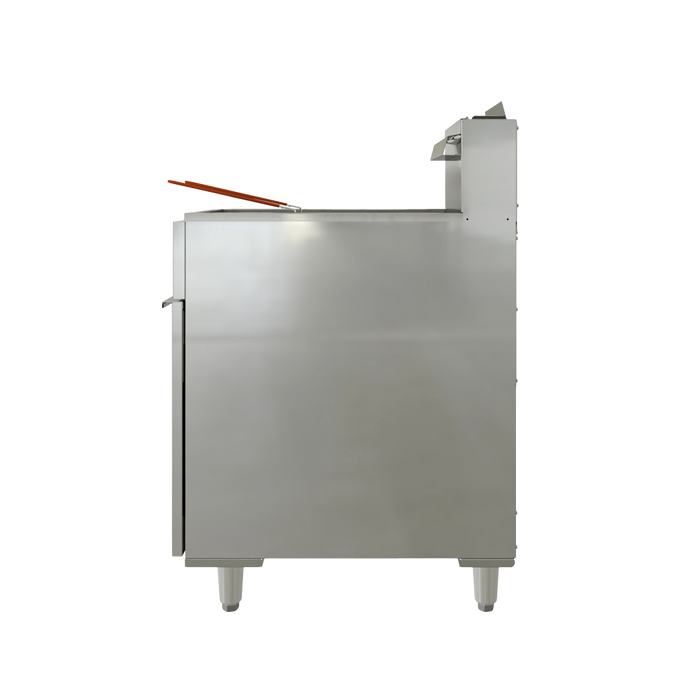 CORIAT TURBO-20-3Q DE PISO MASTER Freidora de piso, a gas, 2 canastillas, 20 litros, 3 quemadores y zona fría al fondo