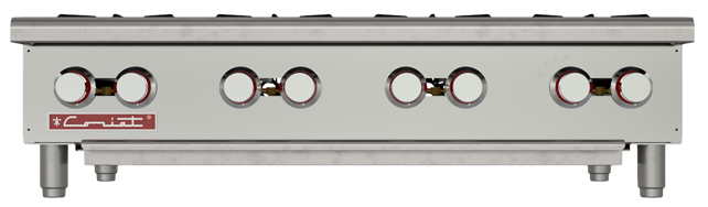 Parrilla a Gas 8 Quemadores Octagonales, 4 Parrillas Superiores Coriat PCV-8 MASTER DE MESA