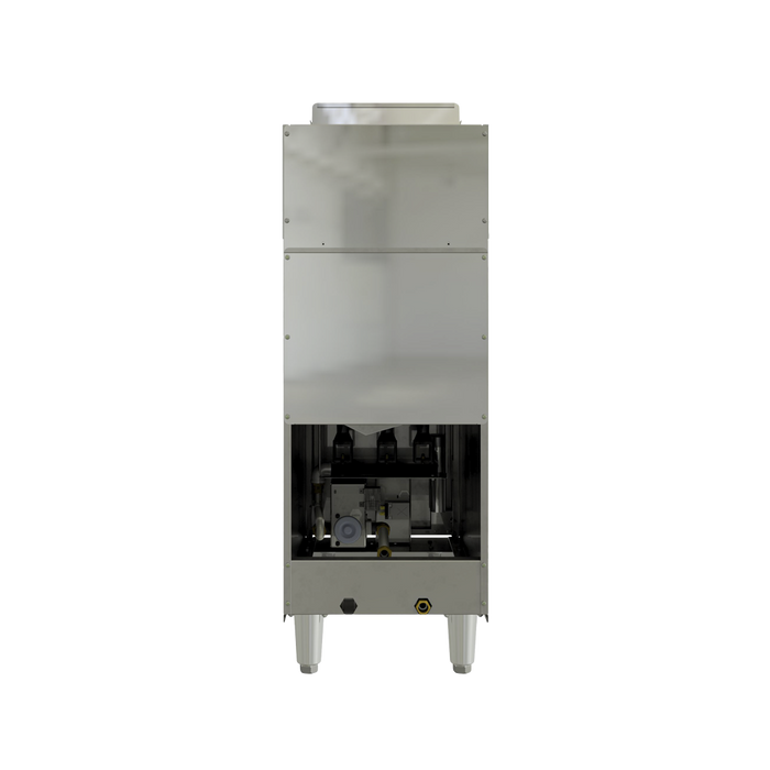 CORIAT TURBO-20-3Q DE PISO MASTER Freidora de piso, a gas, 2 canastillas, 20 litros, 3 quemadores y zona fría al fondo