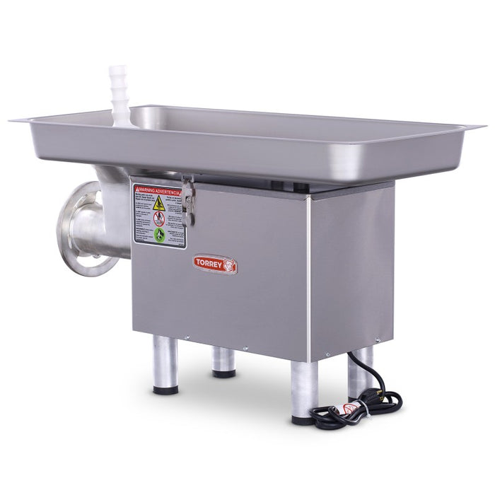 Molino Carne Para Mesa Acero Inox 1HP 110V Torrey M-22-RW-1