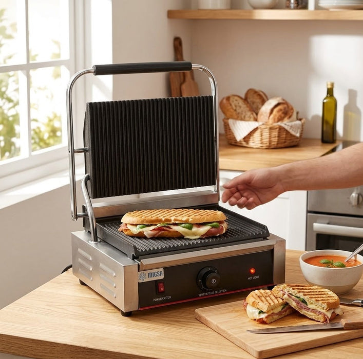 Plancha Panini Grande 2 Kw 120V Migsa BN-811E