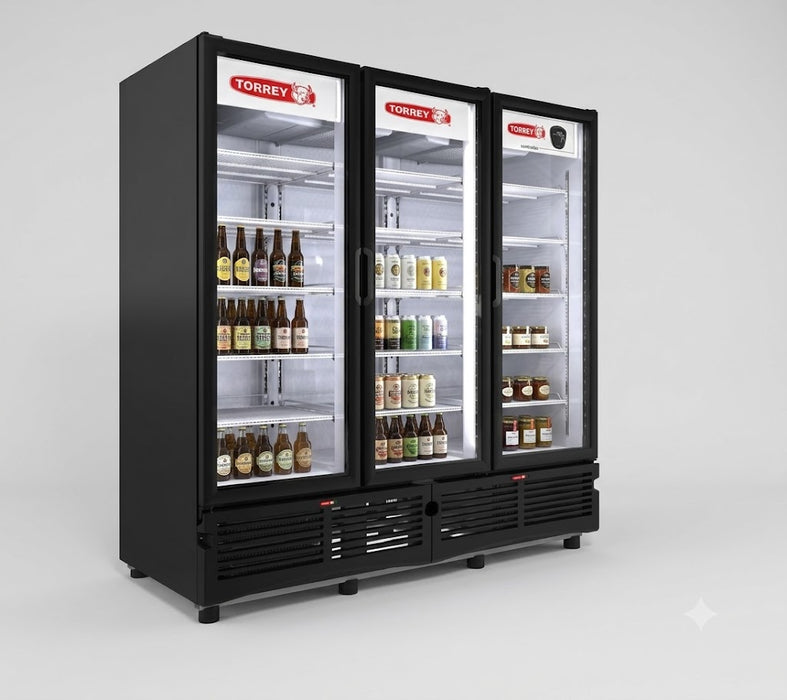 Refrigerador Vertical Exhibidor 3 Puertas Cristal 72 Pies Torrey TVC72-F3