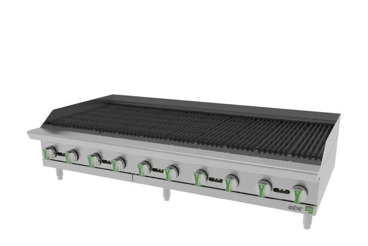 Asadores Radiantes - Emerald Line a Gas Natural 10 Quemadores Asber AERB 60 EM NG