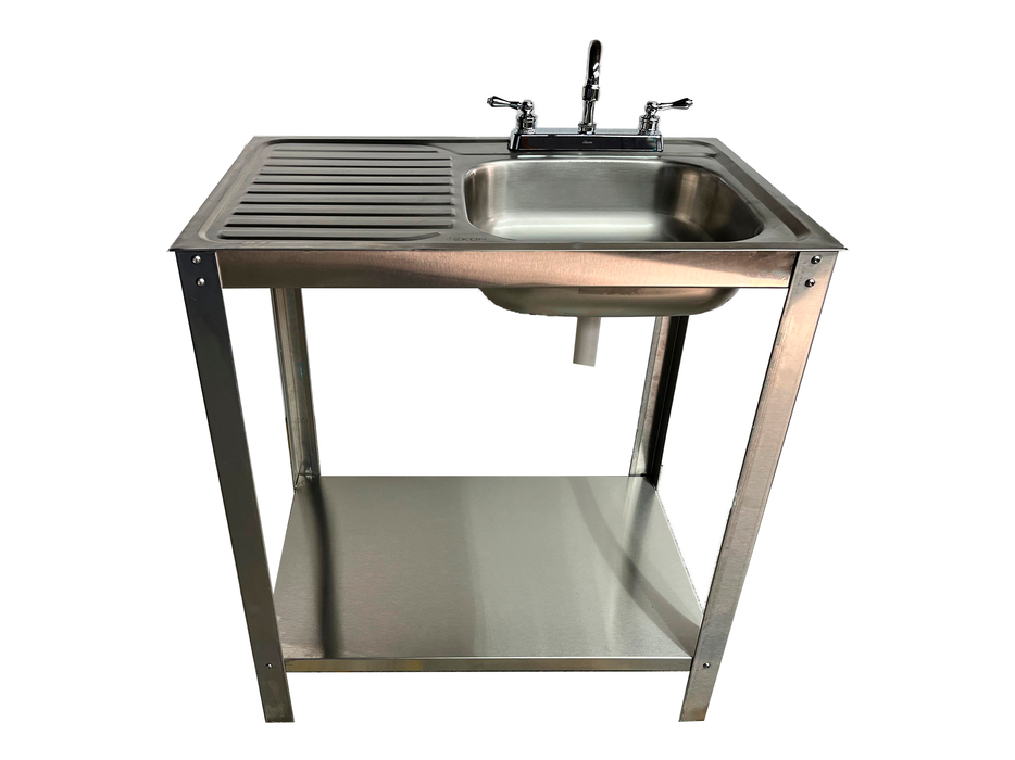 Fregadero ECO 1 Tarja Derecha Escurridor Izquierdo Base Armable INMEZA FACTORY EEF1ED-ARM