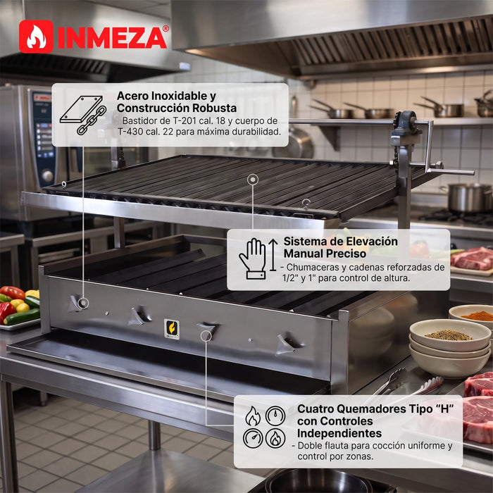 Asador Argentino a Gas INMEZA FACTORY A-ARG
