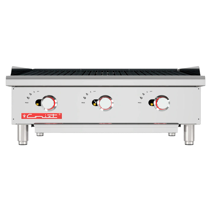 Asador a Gas 3 Quemadores, 3 Parrillas Reversibles Coriat ACV-3 MASTER DE MESA