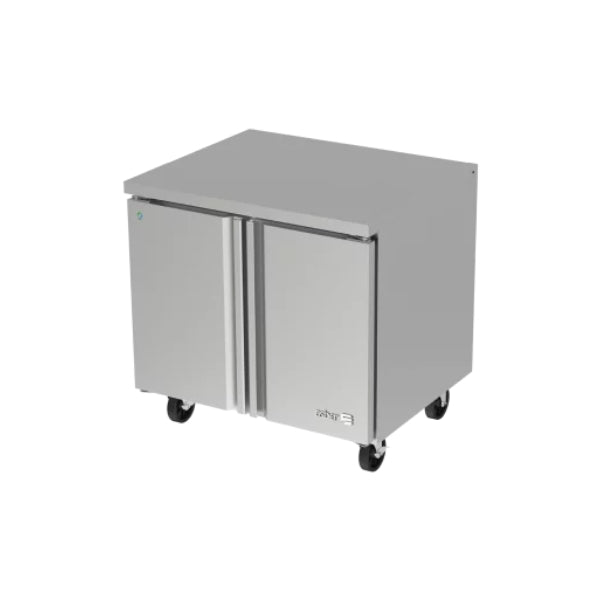 ASBER AUTR-36 HC Mesa Refrigerada Bajo Mostrador 2 Puertas Solidas 9.8 ...