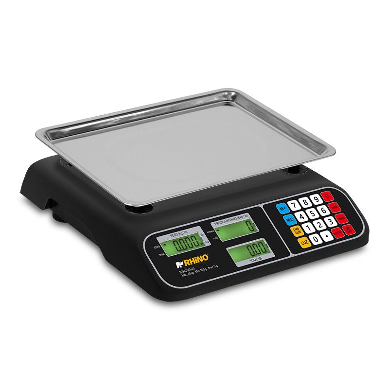 Bascula Comercial 40 Kg Rhino BARCOM-40 — INMEZA