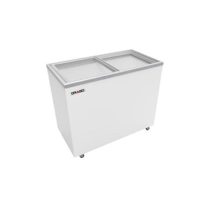 Congelador Plano 2 Puertas Cristal 6.9 Pies Drago CHPP-200