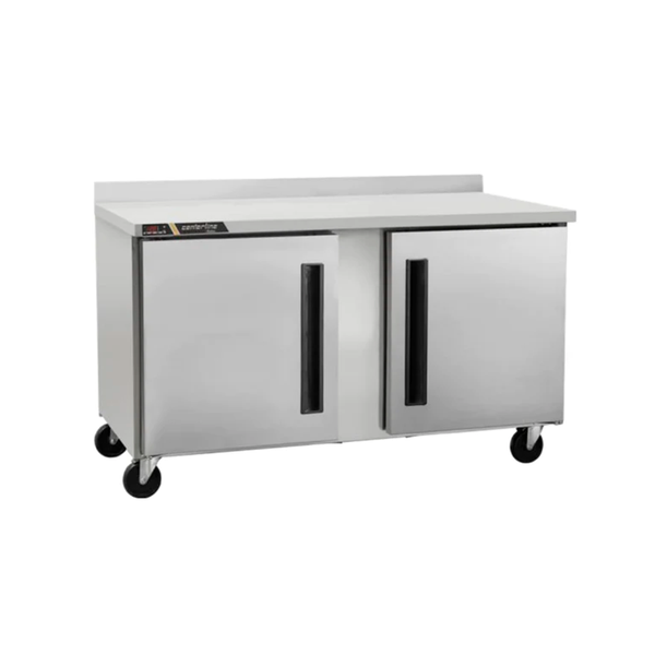 Centerline CLUC-60R-SD-WTLR 60″ Refrigerador bajo barra, puertas sólidas, mesa de trabajo