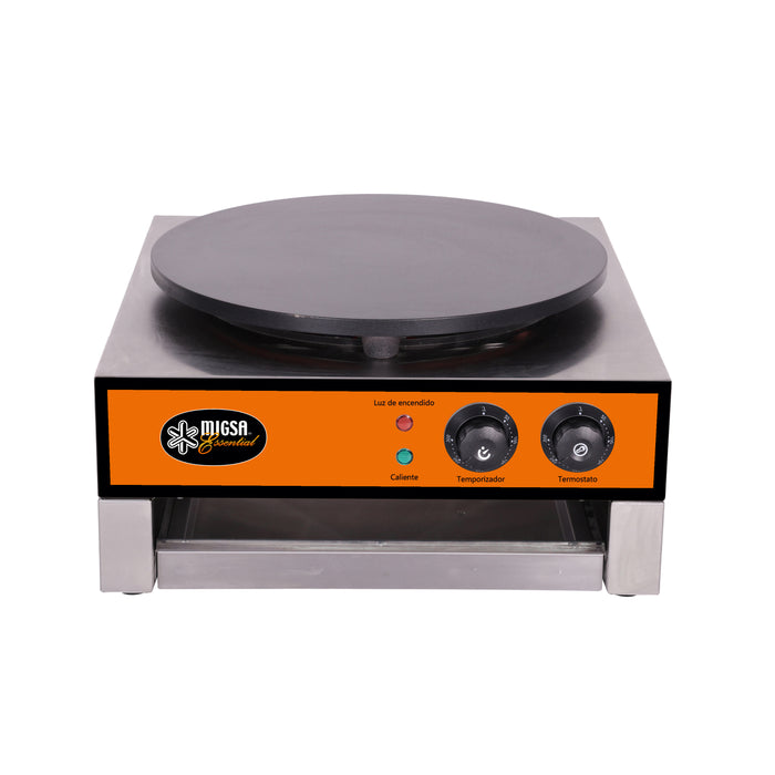 Crepera Eléctrica Essential 40cm 1,700W 110V Migsa CME-1