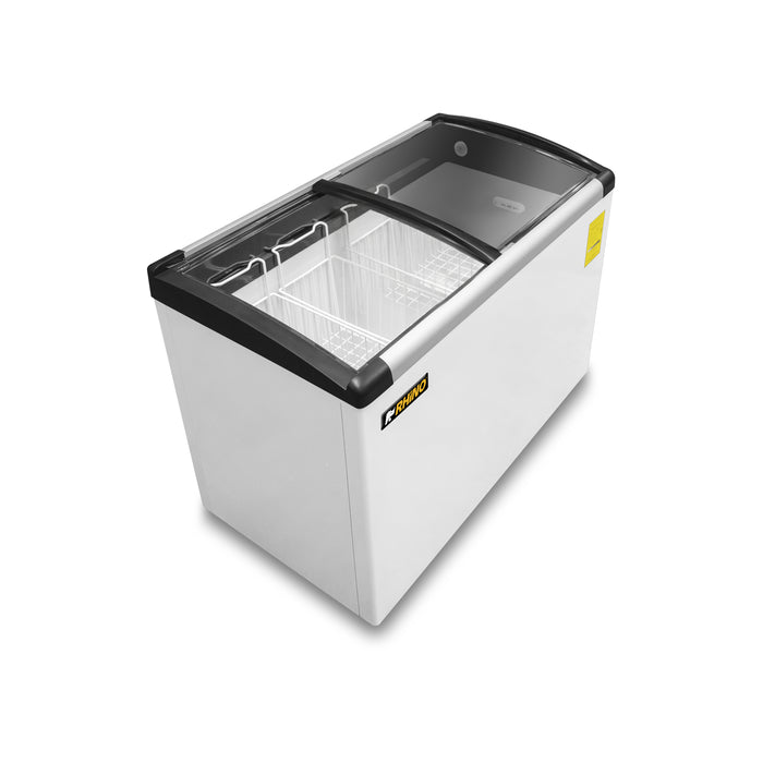 Congelador Horizontal Tapa de Cristal Curvo 10 Pies Rhino CONGECRI-10C