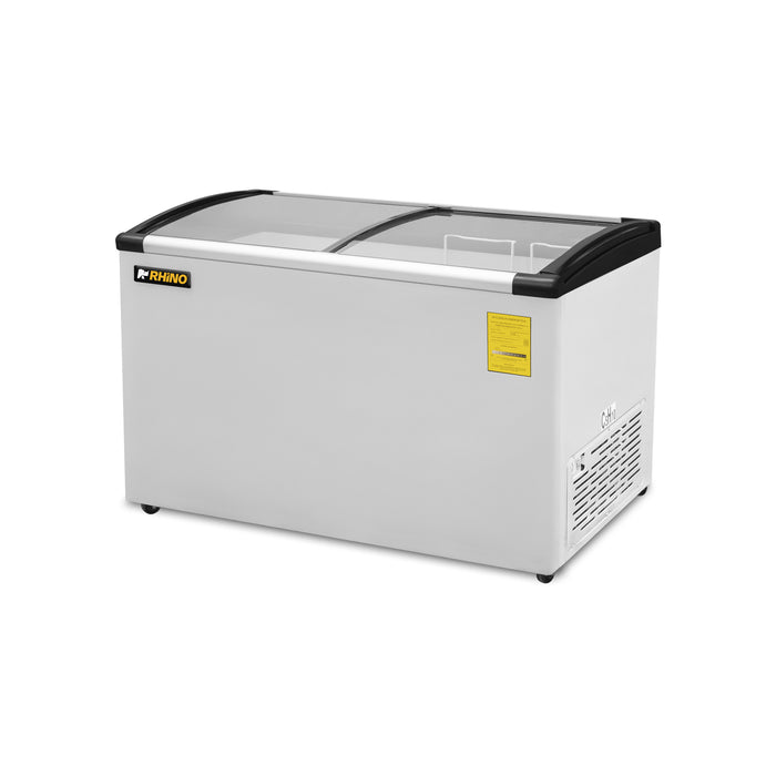 Congelador Horizontal Tapa de Cristal Curvo 7 Pies Rhino CONGECRI-7C
