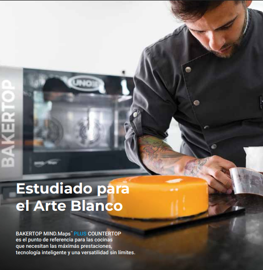 Horno Sobremesa Electrico Combinado 5 Bandejas 66x46 cm BAKERTOP MIND.Map Unox XEBC-06FS-EPRM-AL