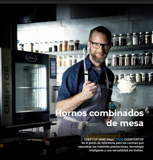 Horno Sobremesa Eléctrico Combinado 10 Bandejas GN 1/1 CHEFTOP MIND.Maps Unox XEVC-1011-EPRM-MS