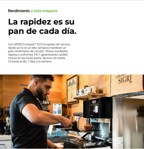 Horno Convección y Cocción Acelerada Eléctrico 1 Bandeja 30x30 cm SPEED.Compact™ ECO  Unox XEMA-01NS-MCDS-AL