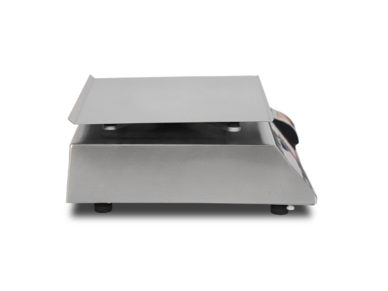 Bascula Digital con Impresión de Tickets, Función de Caja Registradora, Acero Inox 40kg Torrey PCR40-TK