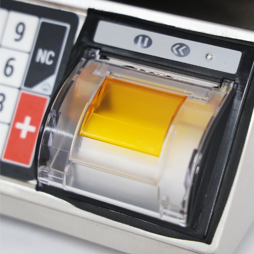 Bascula Digital con Impresión de Tickets, Función de Caja Registradora, Acero Inox 40kg Torrey PCR40-TK