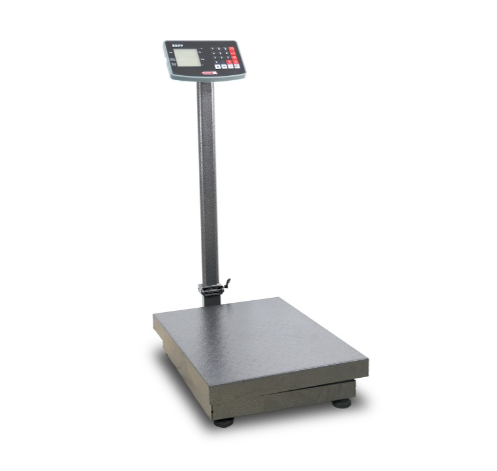 Báscula de Recibo, con Plato Anti-derrapante, Doble Pantalla, Batería Recargable 500 kg Torrey DFABRPP5005