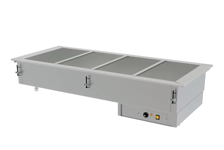 Cuba Caliente Baño Maria Electrico 4 Insertos GN-1/1 220VEdenox DBM-411-S-W