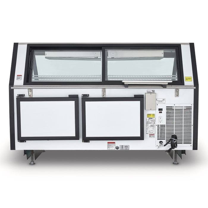 Vitrina Carnicera Autocontenida Blanca 200cm Torrey VTA200
