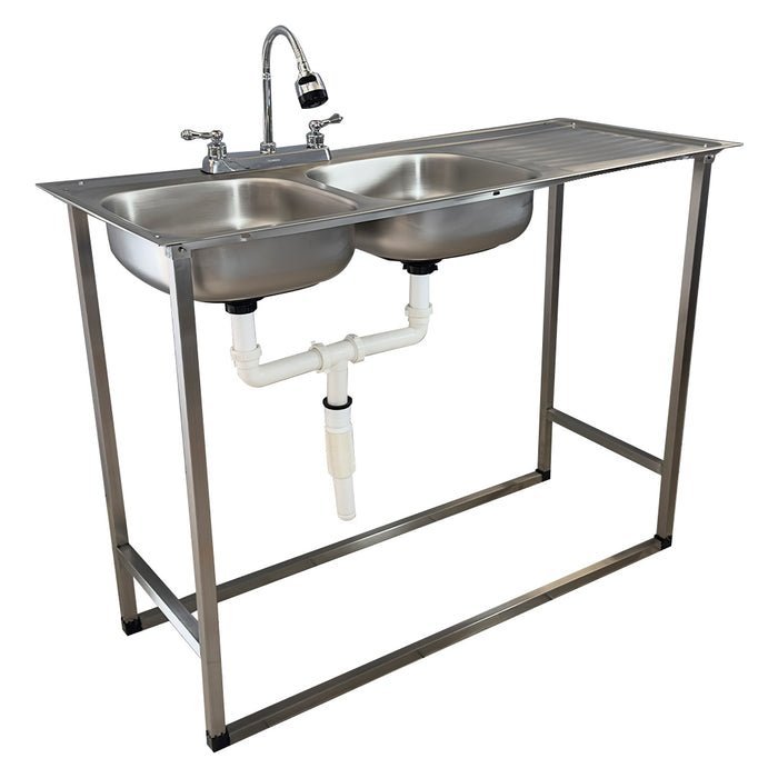 Fregadero ECO 2 Tarjas con Escurridor Derecho INMEZA FACTORY EEF2ED
