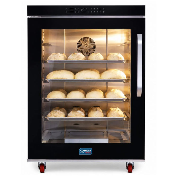 Fermentadora Select Digital Acero Inox 12 Charolas 60x40cm 120V Migsa FDM-800