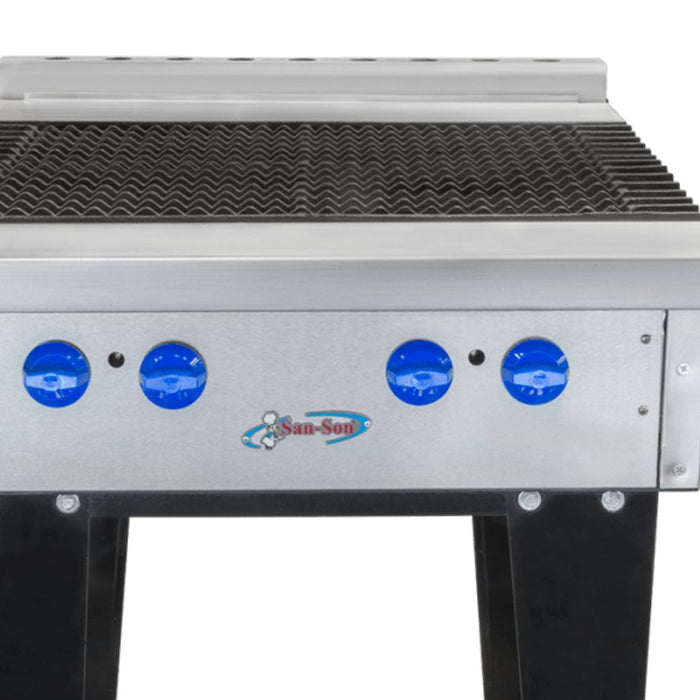 Parrilla Heavy Duty a Gas 4 Quemadores, Horno San-Son ZS-701-4