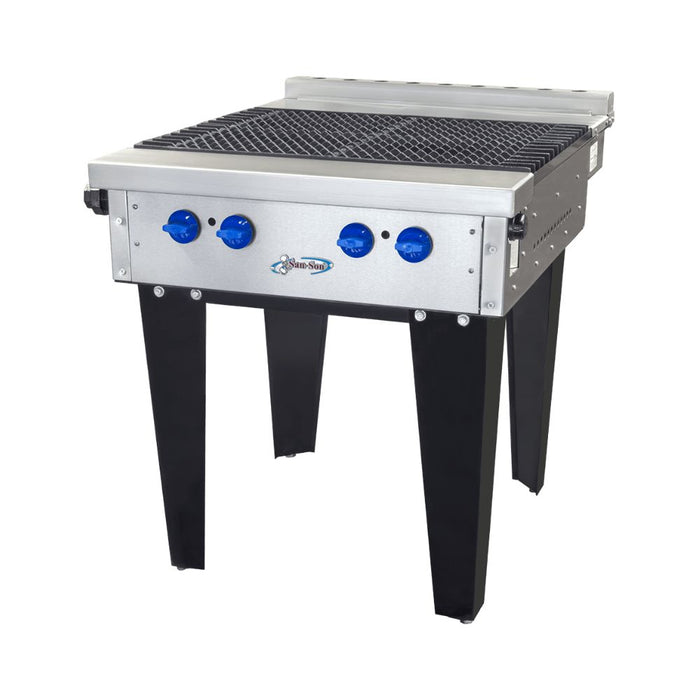 Parrilla Heavy Duty a Gas 4 Quemadores, Horno San-Son ZS-701-4