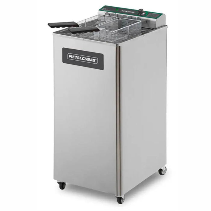 Freidora Eléctrica De Piso P/18 Lts Metalcubas FOE18P