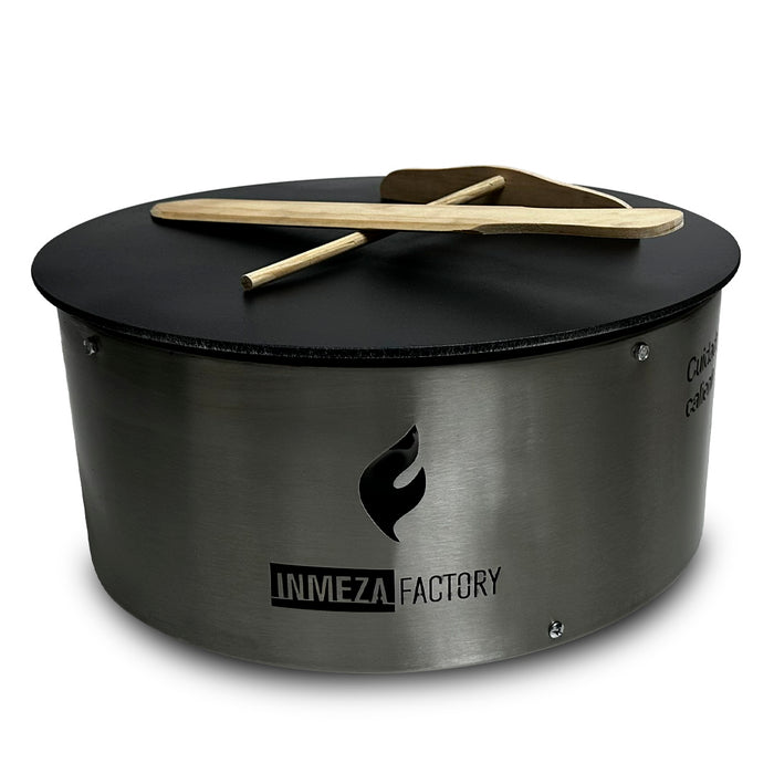 Crepera a Gas 40 Natural cm Placa Teflón INMEZA FACTORY GALT GN