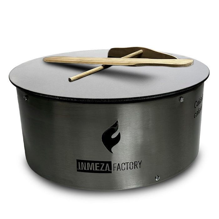 Crepera a Gas Natural 40 cm Placa Pulida INMEZA FACTORY GALP GN