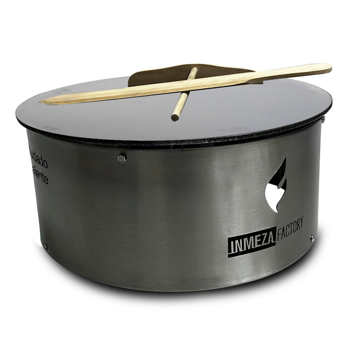 Crepera a Gas Natural 40 cm Placa Pulida INMEZA FACTORY GALP GN