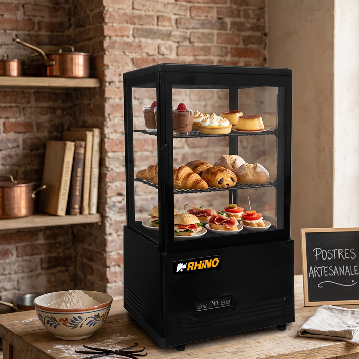 Vitrina Refrigerada Vertical Panorámica 60L Rhino VIVEPA-2