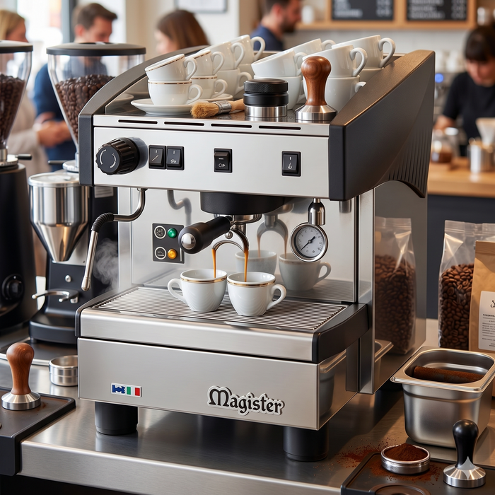 Cafetera Semiautomática Compacta 1 Grupo 1,200W 127V Magister STILO MS60