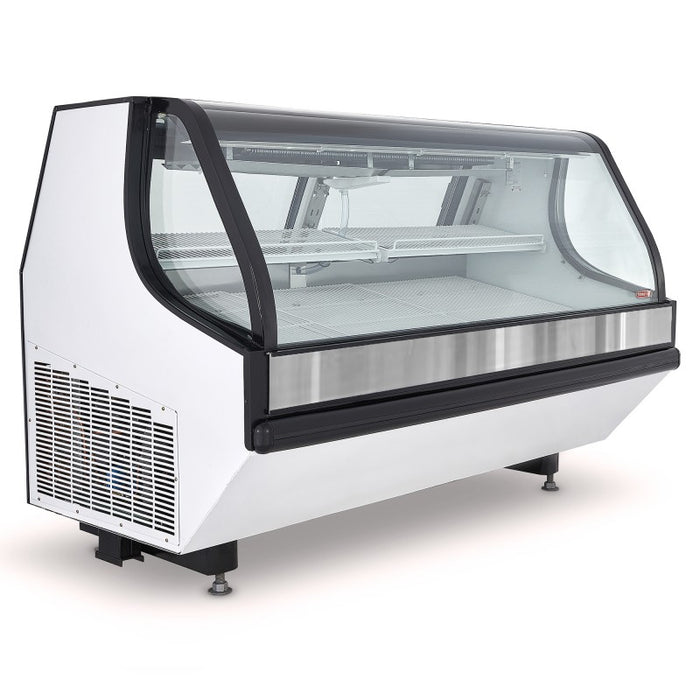 Vitrina Carnicera Autocontenida Blanca 200cm Torrey VTA200