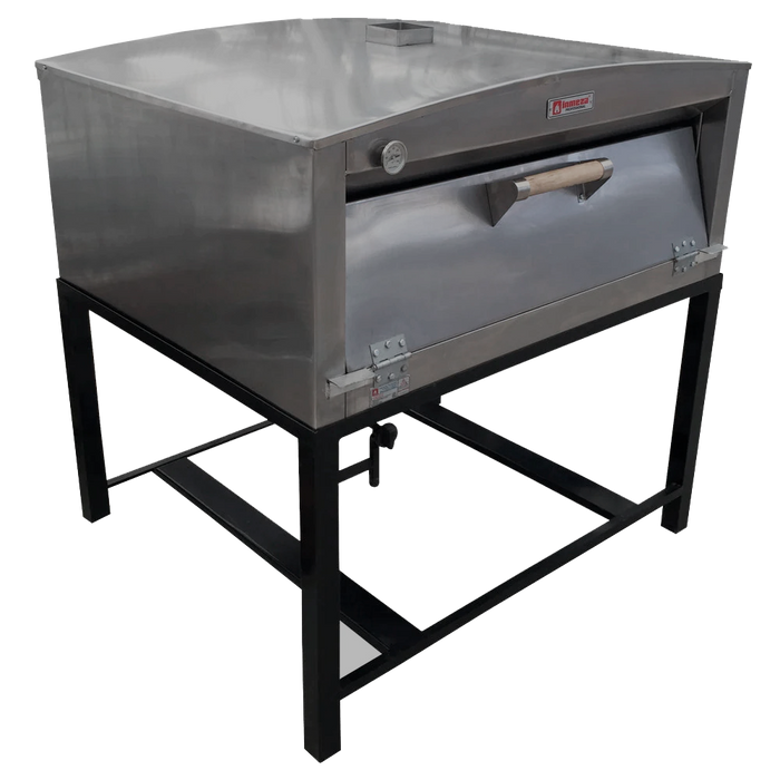 Horno Pizza a Gas LP Inoxidable 4 Charolas INMEZA FACTORY HPE4 LP