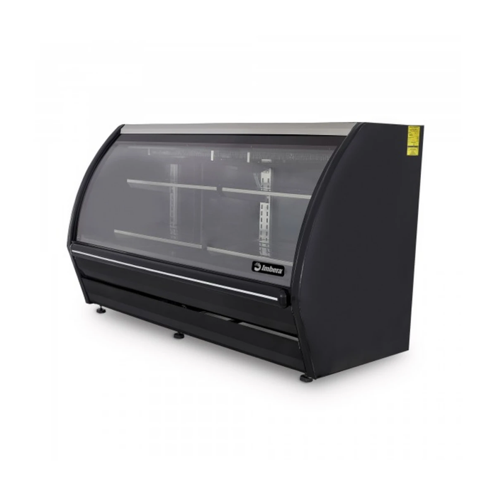 Vitrina Cremera Negra Luz Led 17.83 Pies ( 1029931 ) Imbera PHS-17N F2-N
