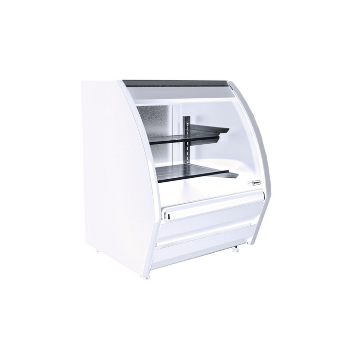 Vitrina Cremera Blanca Luz Led 8 pies (1026441) Imbera PHS-8B F1