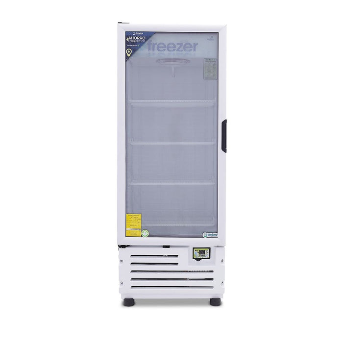 Congelador Vertical 1 Puerta Cristal Luz Led 16 Pies (c) Imbera VFS16 C